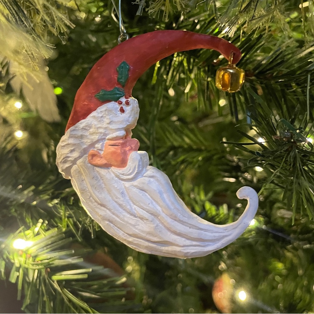 Vintage Hallmark Kringle Moon 1988 Keepsake Handcrafted Ornament Original Box